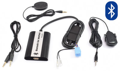 Bluetooth Bellen Carkit USB Adapter Fiat 500 Bravo 198 Punto 188 199 Bluetooth Audio Muziek streaming Streamen Mp3 Usb