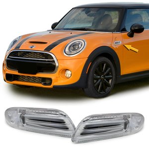 Mini Cooper F56 Led knipperlichten Chrome afdekking