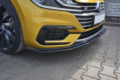 Maxton Design Voorspoiler Spoiler Splitter Versie 1 Geschikt Voor Volkswagen Arteon R Line 