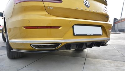 Maxton Design  Valance Spoiler Rear Centre Geschikt Voor Volkswagen Arteon R Line