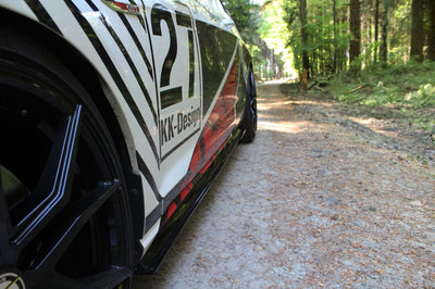 Maxton Design  Racing Side Skirt Diffuser Geschikt Voor Volkswagen Golf 7 GTI Clubsport