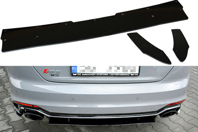 Maxton Design Audi RS5 F5 Racing Centre Rear Splitter Versie 1