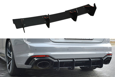 Maxton Design Audi RS5 F5 Racing Centre Rear Splitter Versie 2