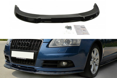 Maxton Design Audi A6 S Line Voorspoiler Spoiler Splitter Versie 1
