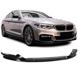 Voorspoiler spoiler Bmw 5 serie G30 / G31 M Pakket Hoogglans Zwart M Performance Look