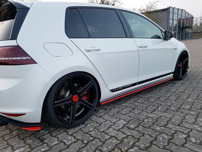 Maxton Design  Sideskirt Diffuser Geschikt Voor Volkswagen Golf 7 GTI Clubsport