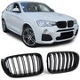 Bmw X4 F26 Sport Nieren / Grill Dubbel Spijl Mat Zwart 