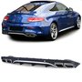 Mercedes C Klasse C205 Coupe C63 AMG Look diffuser met 4 x uitlaat Design 