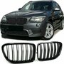 Bmw X1 E84 Sport Nieren / Grill Hoogglans Dubbele Spijl Hoogglans Zwart