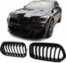 Bmw X2 F39 Sport Nieren / Grill Hoogglans Enkele Spijl Hoogglans Zwart