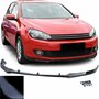 Volkswagen Golf 6 Spoiler Voorspoiler Splitter Lip Hoogglans Zwart