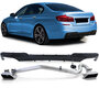 Bmw 5 Serie F10 V8 Uitlaat Look Ombouw Set + Diffuser Mat Zwart