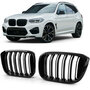 Bmw X3 G01 Sport Nieren / Grill Hoogglans Dubbele Spijl Hoogglans Zwart