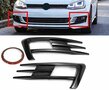 Volkswagen Golf 7 Carbon Look GTI GTD Look Trim Spoiler Voorbumper