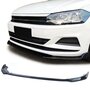 Volkswagen Polo 2G AW Cup Spoiler Voorspoiler Splitter Lip Hoogglans Zwart