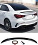 Mercedes A Klasse LIMO Sedan W177 V177 Spoiler Achterklep Spoiler Hoogglans Zwart