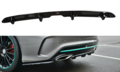 Maxton Design Mercedes CLA C117 AMG Line Facelift Valance Centre Rear Splitter Versie 1