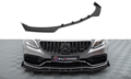 Maxton Design Mercedes C63 AMG Sedan / Estate Facelift Voorspoiler Spoiler Splitter Pro Street + Flaps