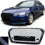 Audi A4 B9 15 t/m 19 Sport Grill Zonder Embleem Glans Zwart Honingraat 