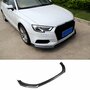 Audi A3 8V Facelift Carbon Look Spoiler Voorspoiler Splitter Lip Sportback