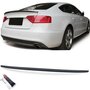 Audi A5 8T Kofferklep Spoiler Achterklep Mat Zwart S5 RS5 Styling