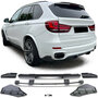 Bmw X5 F15 M Pakket Achterbumper Diffuser Hoogglans Zwart Performance Look