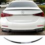 Mercedes C Klasse W206 Flint Spoiler Achterklep Extention Lip Hoogglans Zwart AMG Look