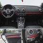 Audi A3 8V Dashboard Deurlijsten Interieurlijsten Lijsten Rood Carbon Style