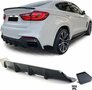 Bmw X6 F16 M Pakket Achterbumper Diffuser Hoogglans Zwart Performance Look