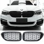 Bmw 5 Serie G30 G31 M5 Grill  Hoogglans Zwart M Performance Diamond Style