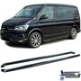 Volkswagen Transporter T5 T6 Sidebars RVS Hoogglans Zwart Versie 2