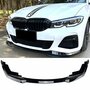 Bmw 3 Serie G20 G21 Pack Spoiler Voorspoiler Splitter Lip Hoogglans Zwart 