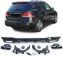 Mercedes GLE W166 63AMG Look Black Uitlaat Sport Diffuser 