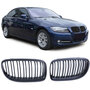 Bmw 3 serie E90 E91 LCI Grill Mat Zwart Dubbele M Spijl 