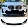 BMW X3 G01 LCI M Pack Splitter Spoiler Voorspoiler Hoogglans Zwart 