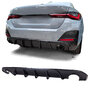 Bmw 4 serie G26 Gran Coupe M Pakket Achterbumper Diffuser Glans Zwart