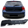 Bmw 1 Serie F20 F21 Achterbumper Diffuser Mat Zwart Enkele Uitlaat Links