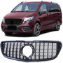 Mercedes V Klasse Vito W447 W488 Grill Panamericana  AMG Design Glans Zwart Vanaf 2019