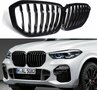 Passend Voor Bmw X5 G05 Sport Grill Hoogglans Enkele Spijl Hoogglans Zwart