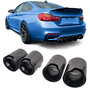 4 x Echt Carbon Uitlaat Sierstukken Geschikt Voor Bmw M2 F87 M3 F80 M4 F82 F83 Kevlar