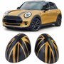 Spiegel Spiegelkappen Voor Mini F54 F55 F56 F57 Goud Zwart