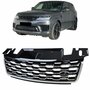 Grill-Voor-Range-Rover-Sport-L494-Glans-Zwart-Zilveren-Rand-2017-2022