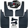 VW-Amarok-Spatlappen-Set-Voor-Achter-Zwart