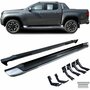 Volkswagen-Amarok-Side-Steps-ZIlver-Zwart