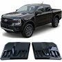 Ford-Ranger-T9-Motorkap-Luchtinlaten-Look-Zwart-Glans-2022-Hood-Scoops-Set-Sport-Offroad-Look