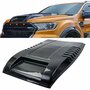 Ford-Ranger-T7-T8-Luchtinlaat-Type-C-2015-2022-Motorkap-Scoop-Zwart-Mat-Raptor-Look-Glans