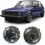 VW-Golf-1-Koplampen-Kruis-Zwart-Smoke-Set-Links-Rechts-Golf-1-Cabrio