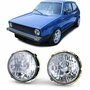 VW-Golf-1-Koplampen-Set-Chrome-Golf-1-Cabrio-Glas-Links-Rechts