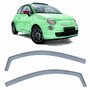 Smoke Zijwindscherm Voor Fiat 500 / 500C Zijwindschermen Zijwind Regen 