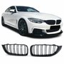 Bmw-4-Serie-F32-F33-F36-F82-F83-M4-Sport-Nieren-/-Grill-Mat-Zwart